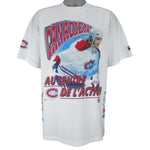 NHL (Bulletin Athletic) - Montreal Canadiens Centre Molson T-Shirt 1993 X-Large