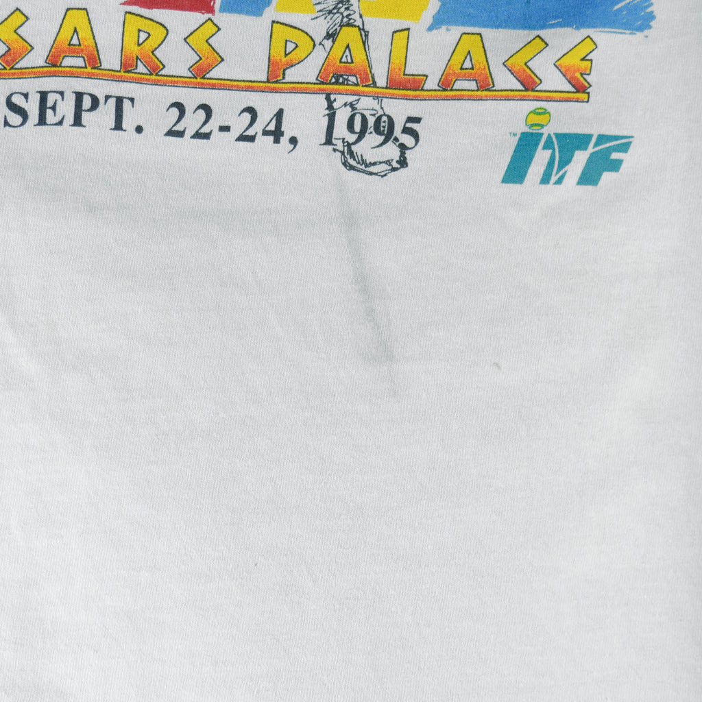 Vintage - USA VS Sweden Davis Cup Tennis Championships T-Shirt 1995 X-Large