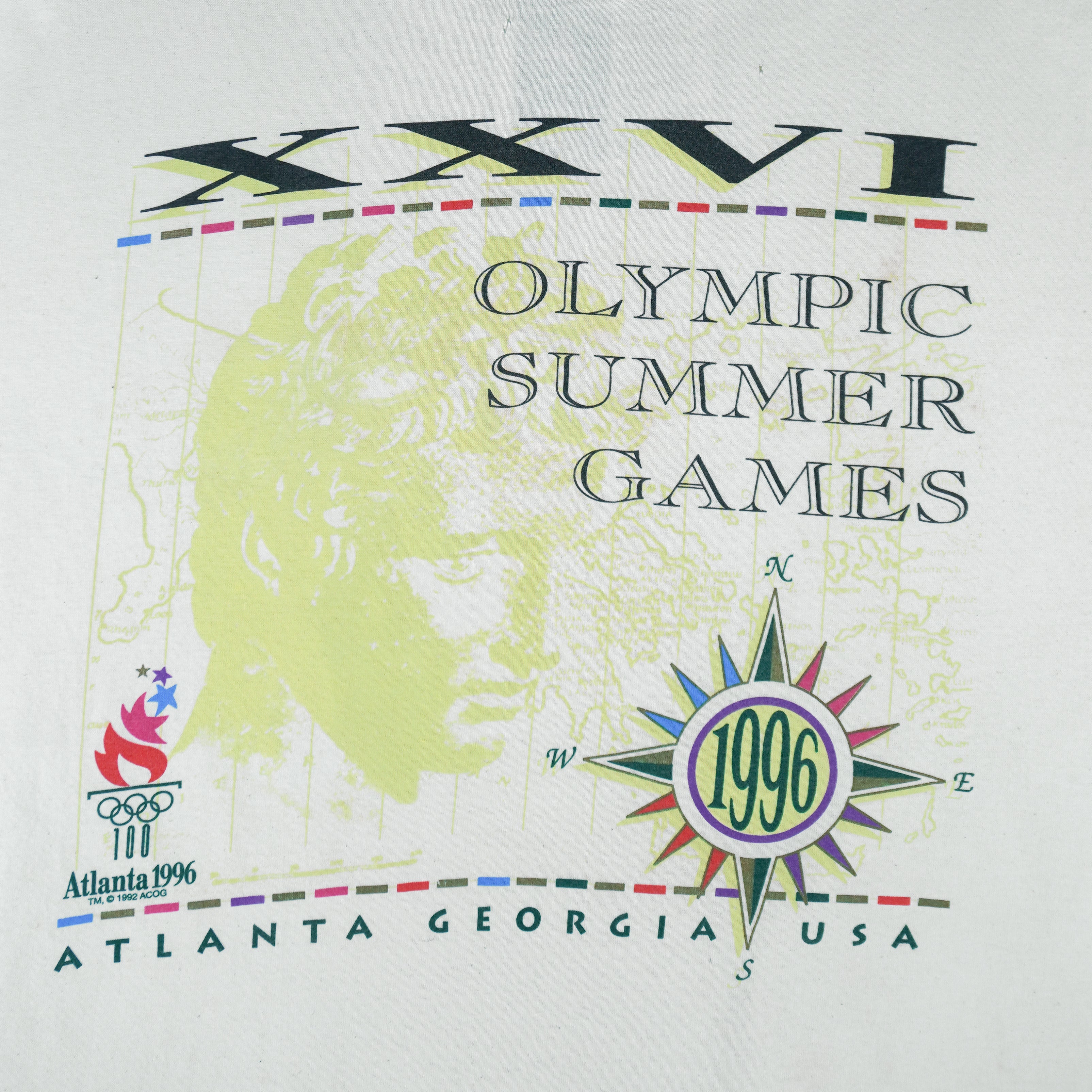 Vintage (Hanes) - Atlanta  Olympic Summer Games T-Shirt 1996 X-Large