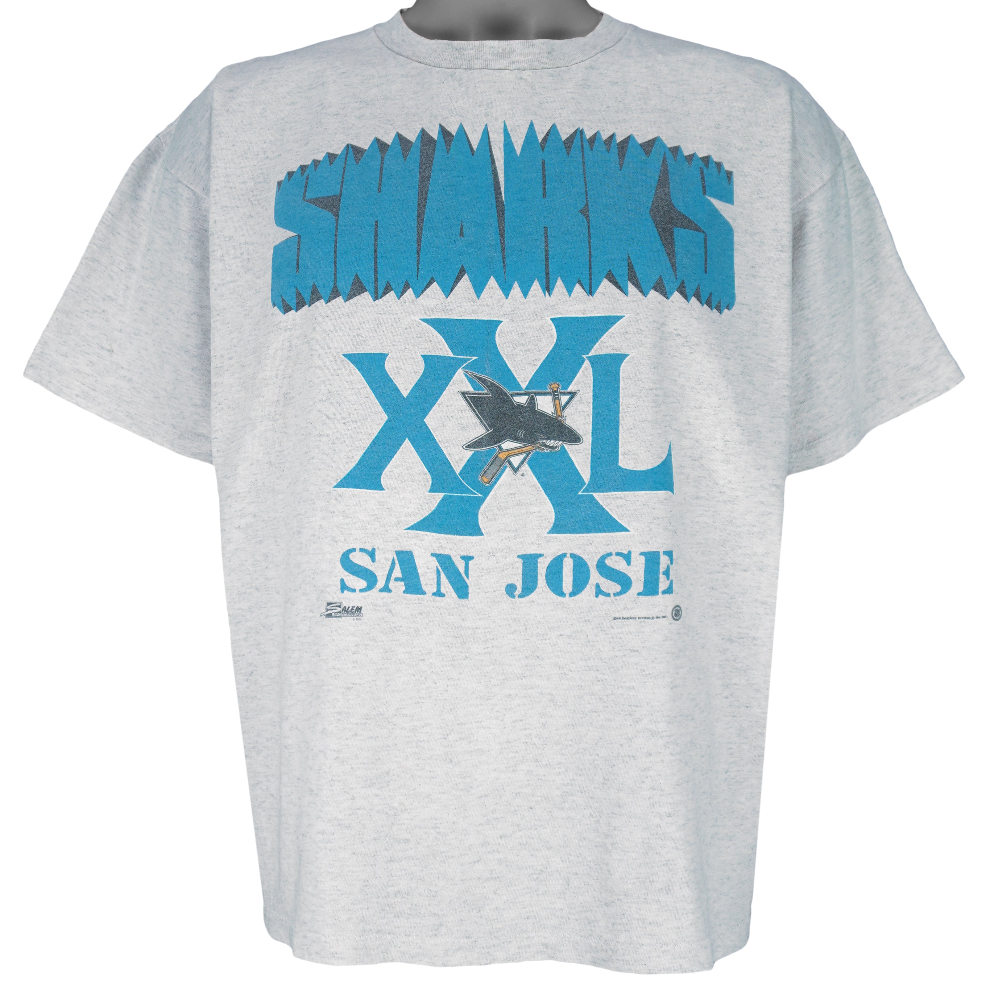 NHL (Salem) - San Jose Sharks T-Shirt 1990s X-Large