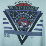 NBA (Novel Teez) - Toronto Raptors Lightning Single Stitch T-Shirt 1994 Large vintage retro basketball