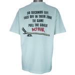 Vintage (No Fear) - Face Off In Their Zone Hockey T-Shirt 1990s X-Large