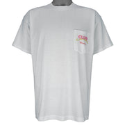 Vintage (Camel) - Beach Club Wish You Were Here T-Shirt 1990s X-Large