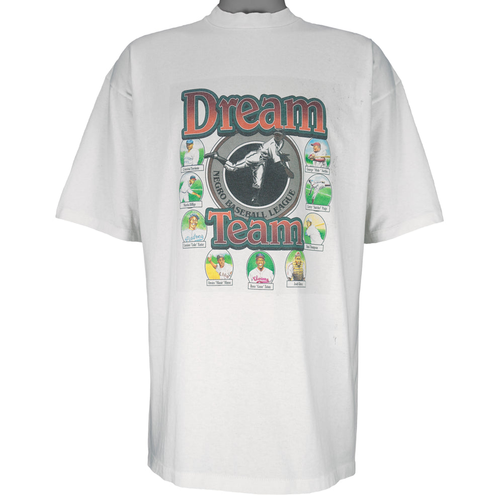 MLB - The Negro Leagues Dream Team Players Caricature T-Shirt 1990s Large