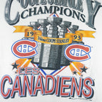 NHL (Bulletin Athletic) - Montreal Canadiens Stanley Cup Champions T-Shirt 1993 X-Large