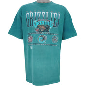 NBA (Waves) - Vancouver Grizzlies Basketball T-Shirt 1994 Large