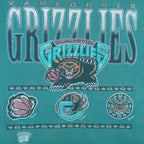 NBA (Waves) - Vancouver Grizzlies Basketball T-Shirt 1994 Large