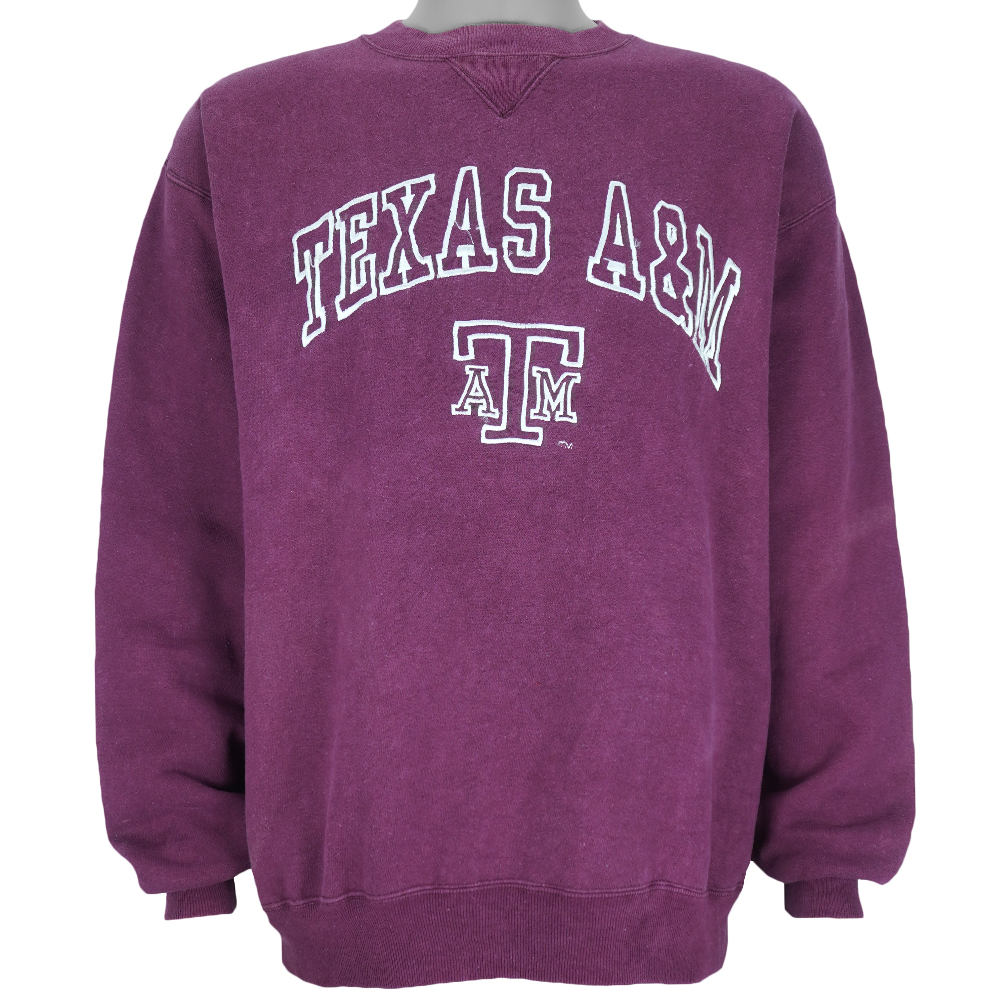 NCAA (Logo 7) - Texas A&M Aggies Crew Neck Sweatshirt 1990s Large vintage retro football college