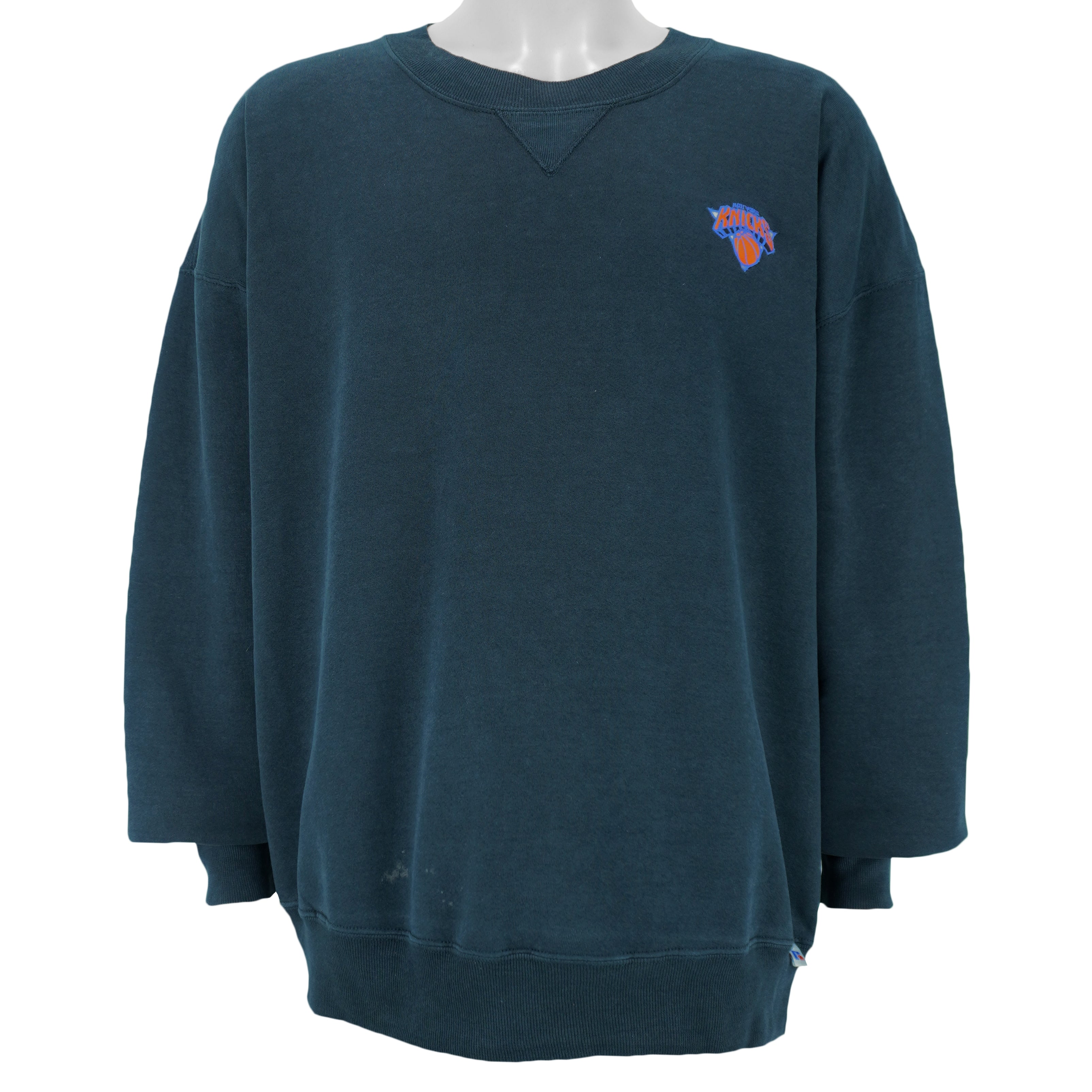 NBA (Russell Athletic) - New York Knicks Crew Neck Sweatshirt 1990s XX-Large vintage retro basketball