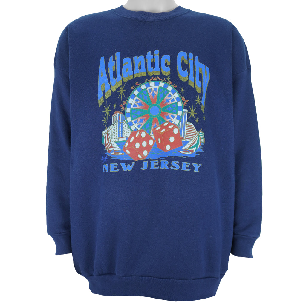Vintage - Atlantic City New Jersey Sweatshirt 1990s XX-Large Vintage retro