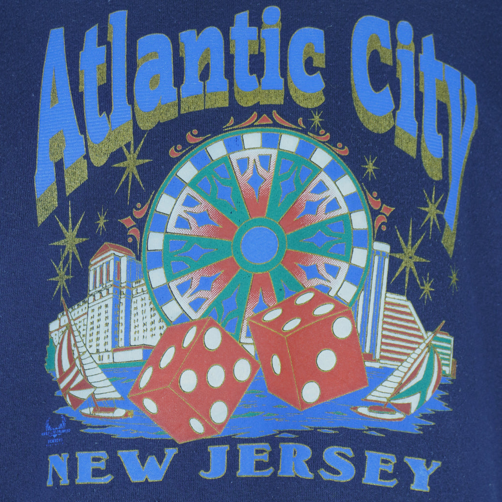 Vintage - Atlantic City New Jersey Sweatshirt 1990s XX-Large Vintage retro