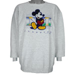 Disney (Genus) - Mickey Mouse Crew Neck Sweatshirt 1990s Medium