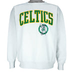 NBA (Medallion) - Boston Celtics Crew Neck Sweatshirt 1990s Large Vintage Retro Basketball
