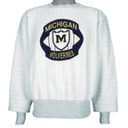 NCAA (Midwest) - Michigan Wolverines Crew Neck Sweatshirt 1990s Large Vintage Retro Football College