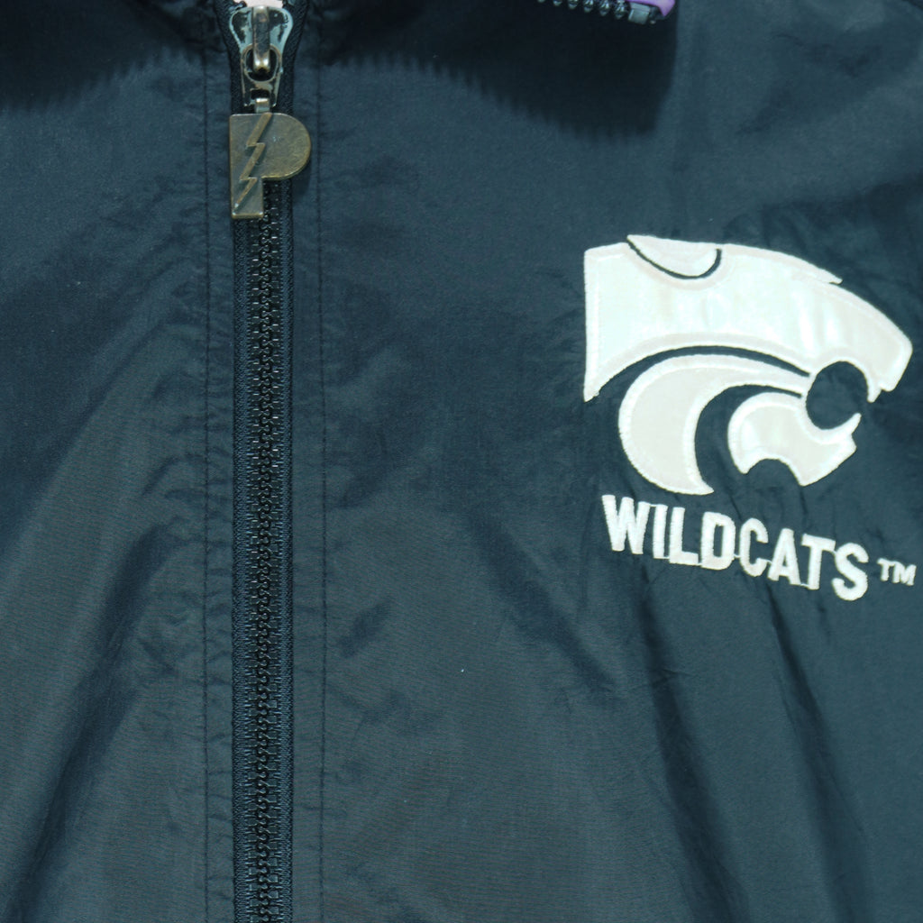 NCAA (Pro Player) - Kansas State Wildcats Windbreaker 1990s Large Vintage Retro basketball