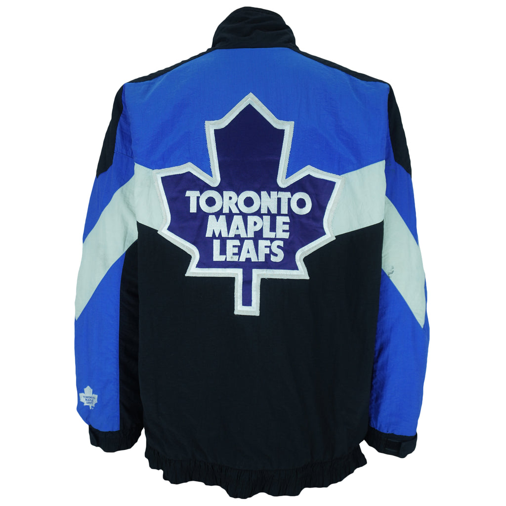 NHL (Player Collection) - Toronto Maple Leafs Windbreaker 1990s Large Vintage Retro hockey