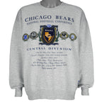 NFL (Nutmeg) - Chicago Bears Crew Neck Sweatshirt 1990s X-Large Vintage Retro football