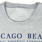 NFL (Nutmeg) - Chicago Bears Crew Neck Sweatshirt 1990s X-Large Vintage Retro football