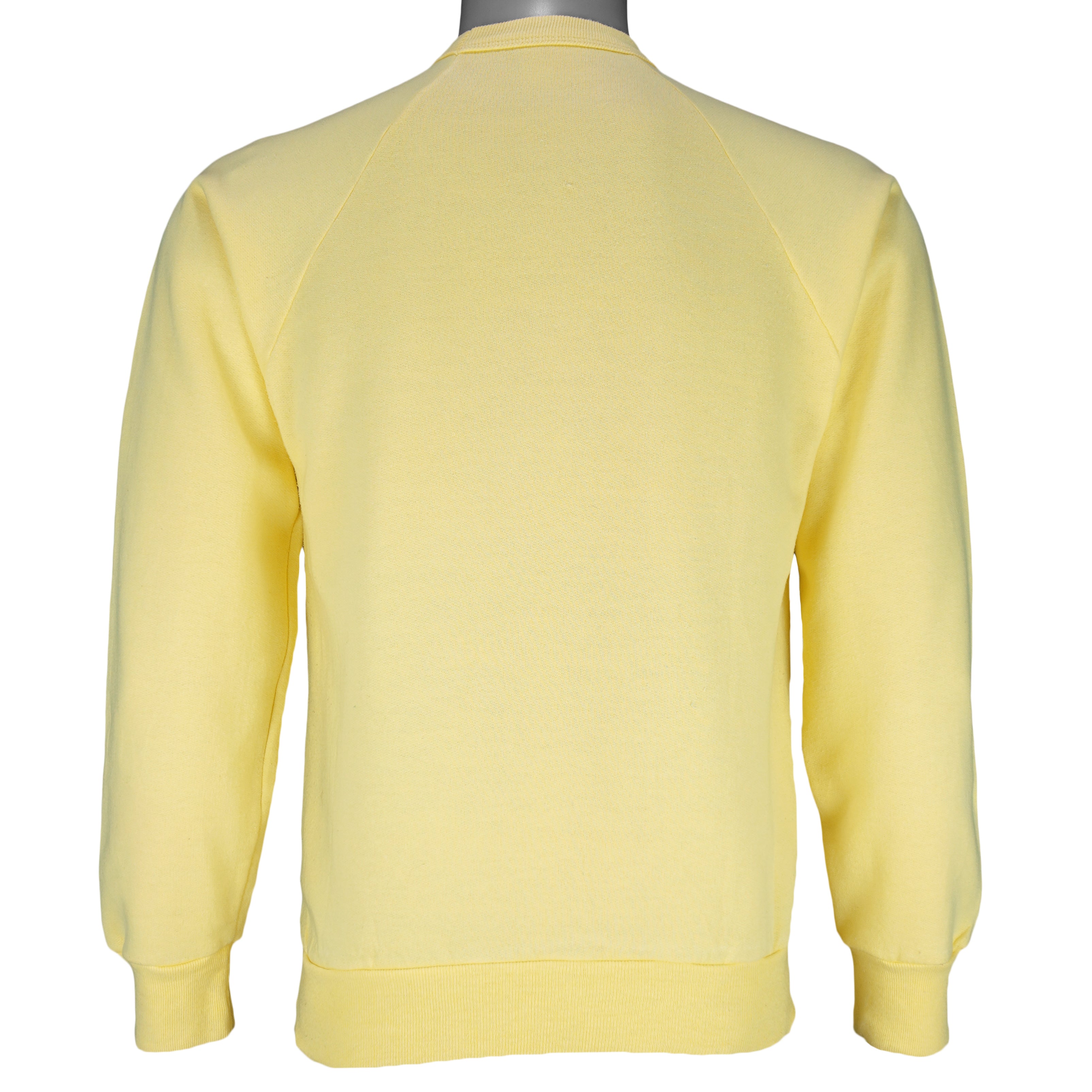 Vintage - Yellow Baptiste Lake Canada Bird and Sun Sweatshirt 1980s Small Vintage Retro