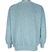 Vintage (ESPRIT) - Gray Spell-Out Crew Neck Sweatshirt 1990s X-Large Vintage Retro
