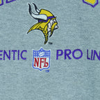 NFL (Pro Line) - Minnesota Vikings Authentic Crewneck Sweatshirt 1990s Large Vintage Retro Football