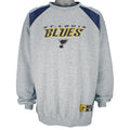 NHL - St. Louis Blues Embroidered Crew Neck Sweatshirt 1990s Large Vintage Retro Hockey