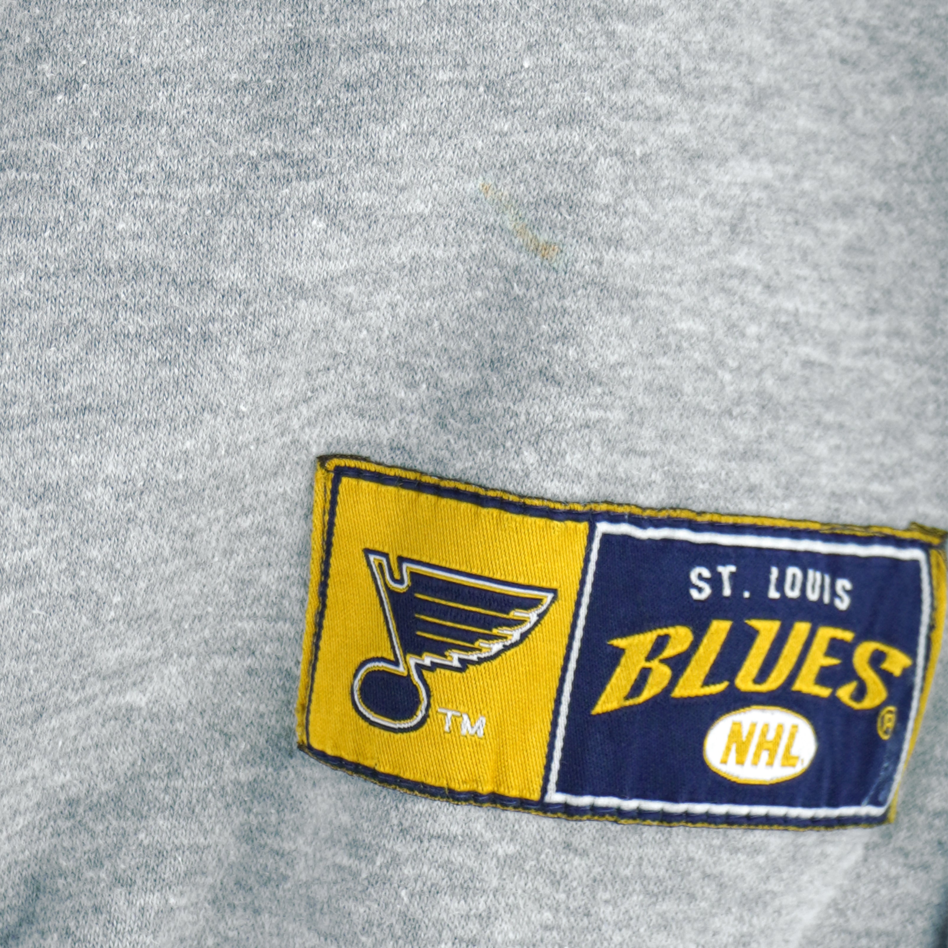 NHL - St. Louis Blues Embroidered Crew Neck Sweatshirt 1990s Large Vintage Retro Hockey
