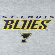NHL - St. Louis Blues Embroidered Crew Neck Sweatshirt 1990s Large Vintage Retro Hockey