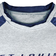 NHL - St. Louis Blues Embroidered Crew Neck Sweatshirt 1990s Large Vintage Retro Hockey
