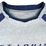 NHL - St. Louis Blues Embroidered Crew Neck Sweatshirt 1990s Large Vintage Retro Hockey