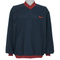 Nike - Embroidered Check Logo Pullover Windbreaker 1990s Large Vintage Retro