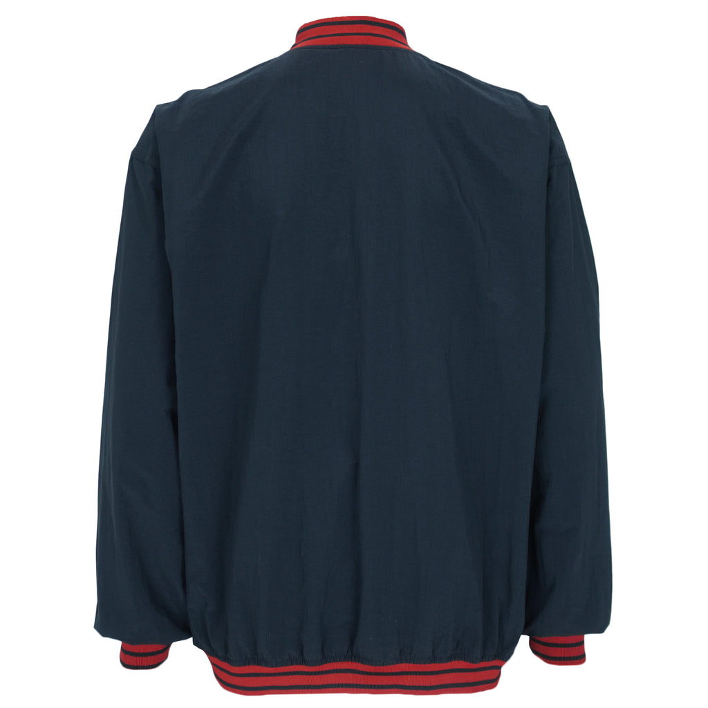 Nike - Embroidered Check Logo Pullover Windbreaker 1990s Large Vintage Retro