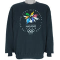 Vintage - Nagano 1998 Winter Olympics Games Sweatshirt 1998 Medium Vintage Retro