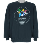 Vintage - Nagano 1998 Winter Olympics Games Sweatshirt 1998 Medium Vintage Retro