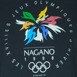 Vintage - Nagano 1998 Winter Olympics Games Sweatshirt 1998 Medium Vintage Retro