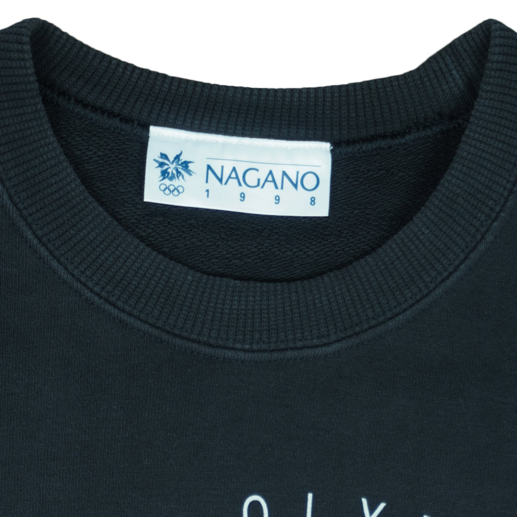 Vintage - Nagano 1998 Winter Olympics Games Sweatshirt 1998 Medium Vintage Retro