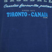 MLB (Waves) - Navy Blue Toronto Blue Jays T-Shirt 1992 X-Large Vintage Retro Baseball
