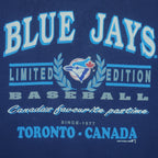 MLB (Waves) - Navy Blue Toronto Blue Jays T-Shirt 1992 X-Large Vintage Retro Baseball