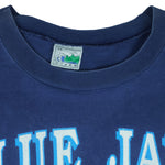 MLB (Waves) - Navy Blue Toronto Blue Jays T-Shirt 1992 X-Large Vintage Retro Baseball