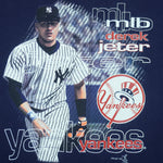 MLB - New York Yankees Derek Jeter T-Shirt 1999 Large Vintage Retro Baseball