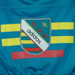 Adidas - Blue Colorblock Sports Track Jacket 1990s Large Vintage Retro