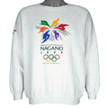 Vintage - Winter Olympics Games Nagano Japan Sweatshirt 1998 Large Vintage Retro