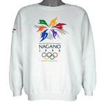 Vintage - Winter Olympics Games Nagano Japan Sweatshirt 1998 Large