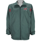 NFL (Adidas) - Tampa Bay Buccaneers Windbreaker Jacket 1990s Medium Vintage Retro Football