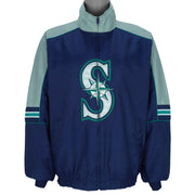 MLB (Majestic) - Seattle Mariners Windbreaker 1990s X-Large Vintage Retro Baseball