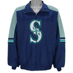 MLB (Majestic) - Seattle Mariners Windbreaker 1990s X-Large Vintage Retro Baseball