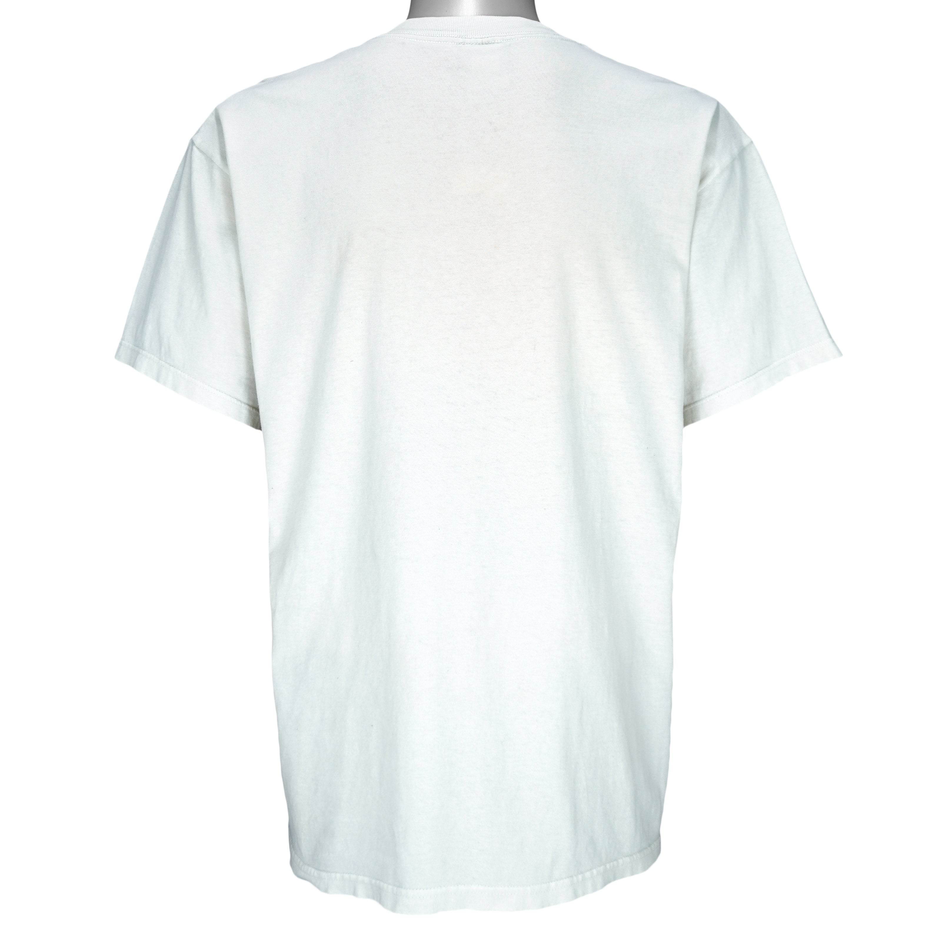 Vintage NFL Green Bay Packers spell-out and big-logo T-Shirt. White in color, fits large size and is in excellent condition.