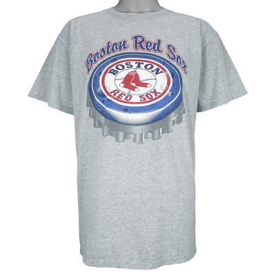 MLB (Majestic) - Boston Red Sox Bottle Cap Logo T-Shirt 1990s Large
