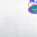1996 vintage NCAA Florida Gators National Champions T-Shirt by Mr Tees. White in color with "Num... Ber... ...One!" spell-out graphic on back, Large in size and in excellent condition.