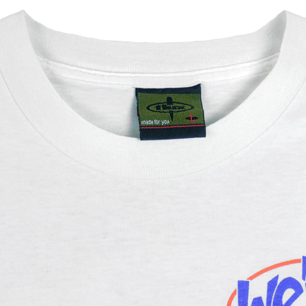 1996 vintage NCAA Florida Gators National Champions T-Shirt by Mr Tees. White in color with "Num... Ber... ...One!" spell-out graphic on back, Large in size and in excellent condition.